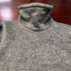 Super Soft Wrap Detail Cowl Neck Green Sweater